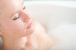 © listercz - Bath woman enjoying bahub. Naturaly beautiful female relaxing