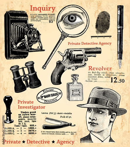 Le Detective Prive Stock Vector Adobe Stock Le Detective Prive Stock Vector Adobe Stock