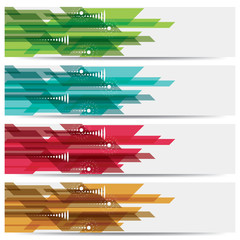 Wall Mural - vector website banners
