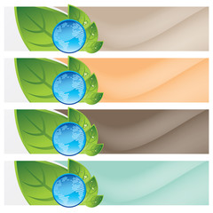Wall Mural - vector website banners