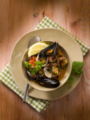 Poster - mussel and clam soup