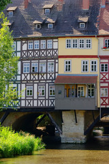 Canvas Print - Erfurt Krämerbrücke - Erfurt Kraemerbruecke 17