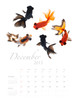 2013 Calendar A4 vertical size, Goldfish lover concept