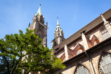 Poster - st. lorenz church nuremberg bavaria germany