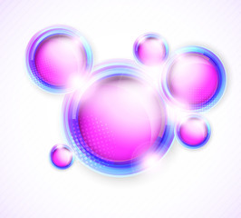 Background with circles
