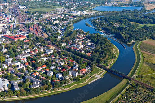 aerial view of   opole city suburbs © mariusz szczygieł