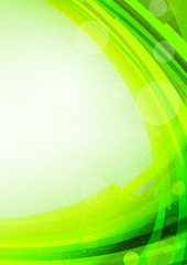 Poster - Bright green background