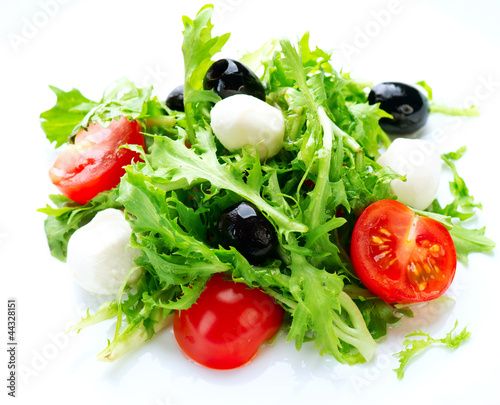 Naklejka na drzwi Salad with Mozzarella Cheese