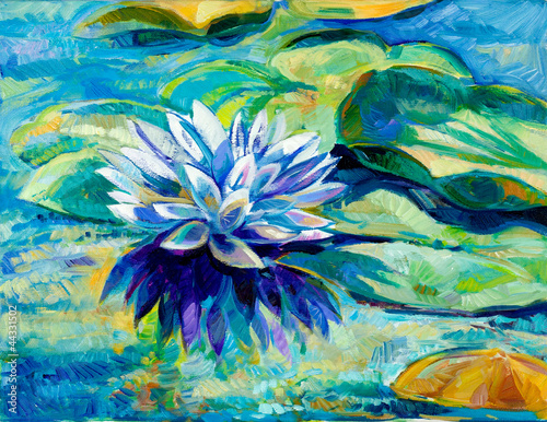 Fototapeta do kuchni Water Lily