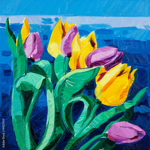 Obraz w ramie Tulips