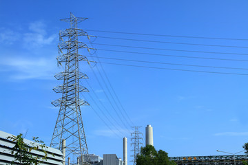 A fossil fueled power station