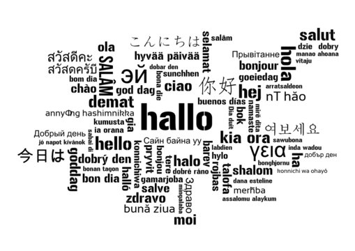 hallo tagcloud deutsch begrüßung