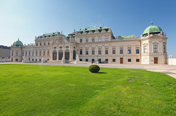 Fototapete - Belvedere palace Vienna Austria