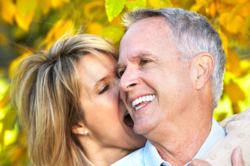 Canvas Print - Happy senior couple.