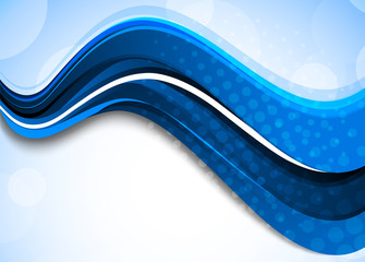 Aufkleber - Abstract wavy background