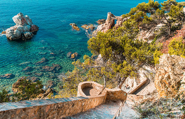 Stone stairs