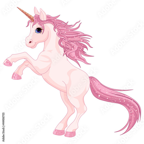 Tapeta ścienna na wymiar Magic unicorn