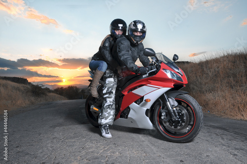 Obraz w ramie motorbike