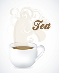 Poster - Cup of steaming tea