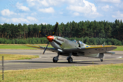 Fotografía Fighter airplane from second world war.