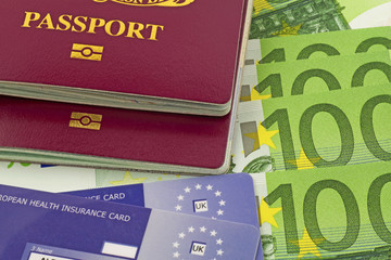 uk bio passports health cards euros