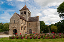 Romanesque Church In Domfront, Normandy, France