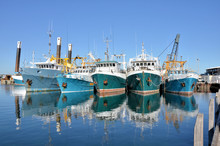 Fishing Boats In A Harbour