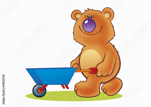 builder teddy bear