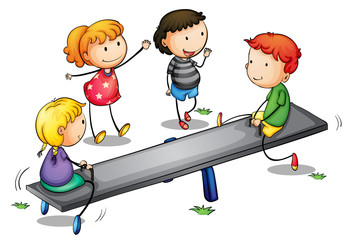 seesaw kids