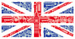 Flag of England from symbols of the United Kingdom and London