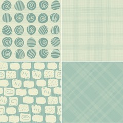 set of 4 seamless backgrounds