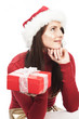 © Amir Kaljikovic - Frau mit Weihnachtsgeschenk