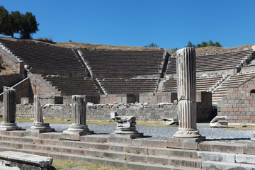 Wall Mural - Asclepeion ancient city in Pergamon, Turkey.