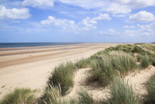 Sand Dunes Holkham Beach North Norfolk Uk