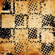 Grungy Chessboard Background With Stains
