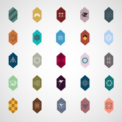 Wall Mural - icons and elements for design