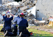 Erdbebenhelfer Rettungskräfte