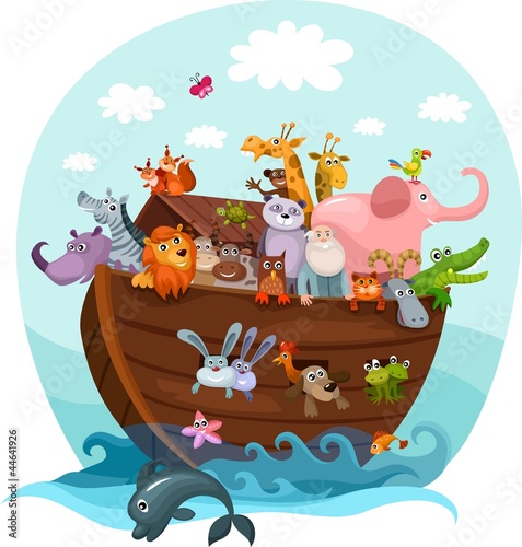 Naklejka dekoracyjna Noah's Ark