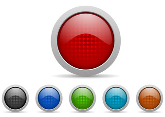 Fototapete - web vector icons set