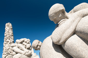 Wall Mural - statue in Frogner park