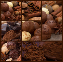 Collage Of Chocolate