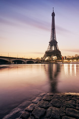 Fototapete - Tour Eiffel Paris France