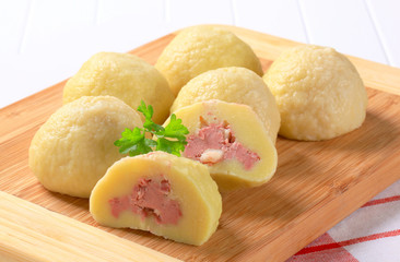 Sticker - Meat stuffed potato dumplings