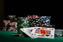 Blackjack In A Casino