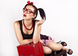 © linavita - Ggirl with a suitcase