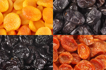 Wall Mural - Set of dried fruits