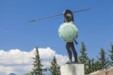 Fototapeta  - Leonidas statue, Thermopylae, Greece