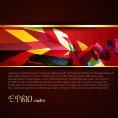 Wall Mural - abstract vector template