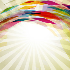 Wall Mural - vector wave