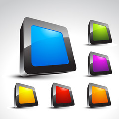 Wall Mural - beautiful icon set design